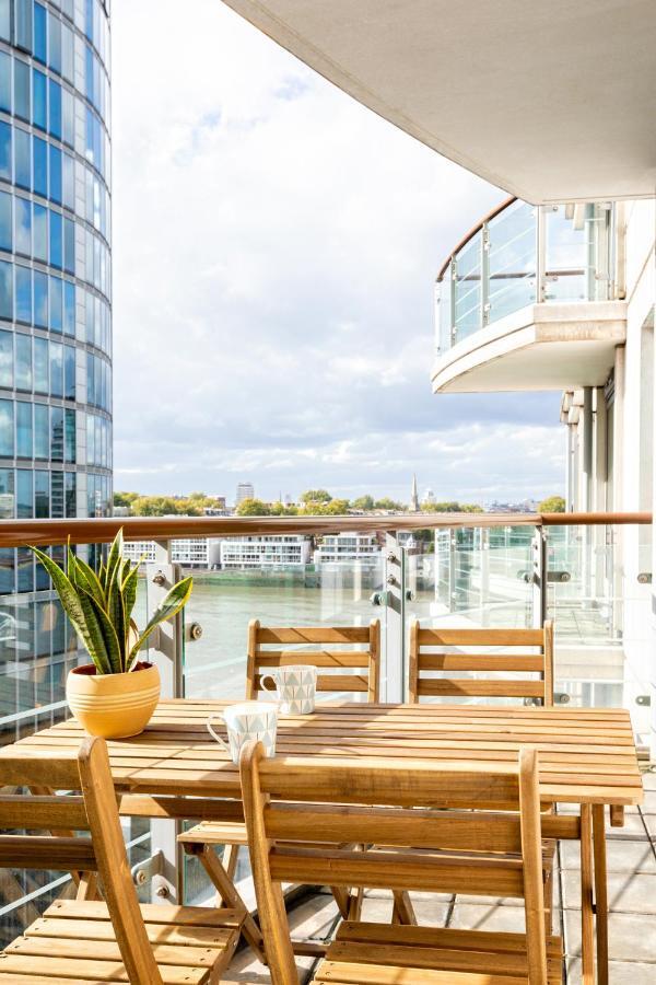 Riverside Balcony Apartments, 10 Minutes From Oxford Circus Londra